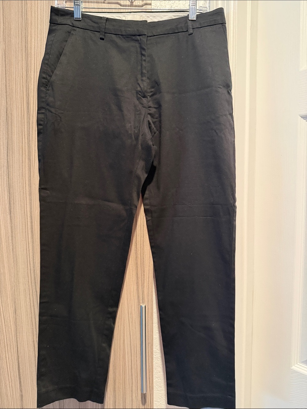 H&M Black Straight-Leg Women's Pants